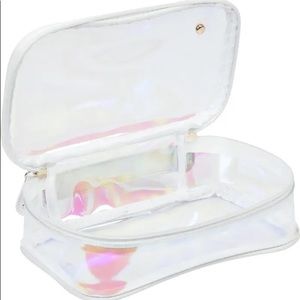 STEPHANIE JOHNSON CLAIRE HOLOGRAPHIC MEDIUM MAKEUP CASE